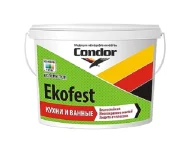 Краска для кухни и ванной Condor Ekofest 15 кг + БЕСПЛАТНАЯ КОЛЕРОВКА