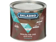 Эмаль SKLADNO ПФ-266 красно-коричневая м.ф., 1,8кг 