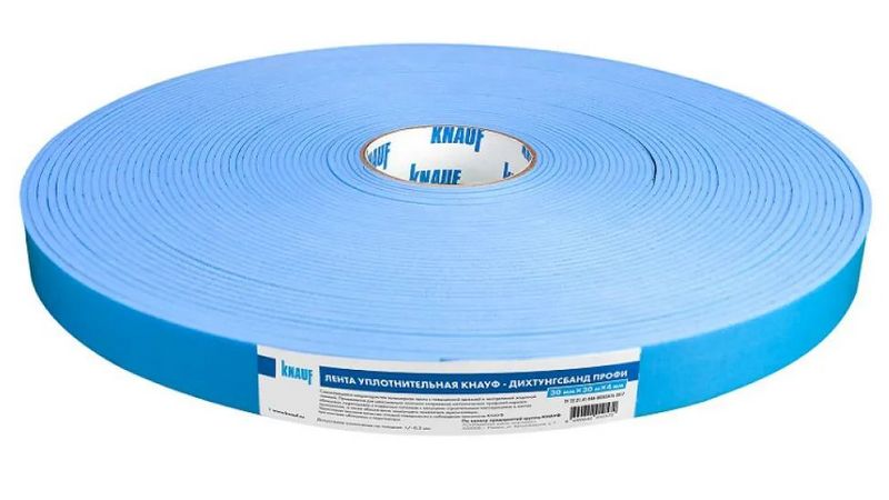 Лента уплотнительная KNAUF Дихтунгсбанд ПРОФИ 4 мм х 30 мм х 30 м