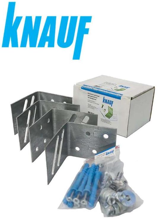 Уголок для крепления UA-профилей 75 мм Knauf (4 шт)