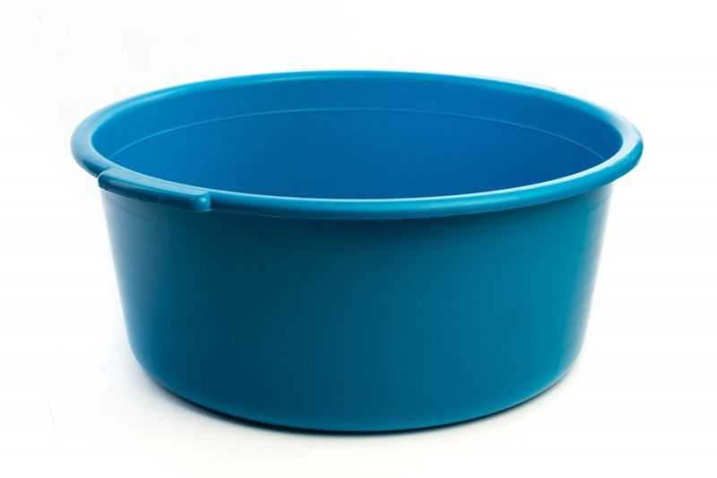 Таз круглый 16л цветной 0019
