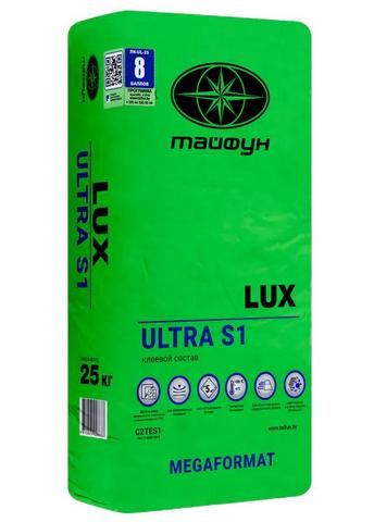 Клей для плитки эластичный LUX ULTRA S1, 25 кг