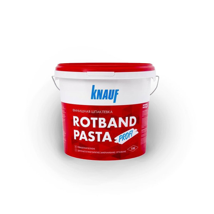 Шпатлевка финишная KNAUF Ротбанд-Паста PROFI, 5 кг