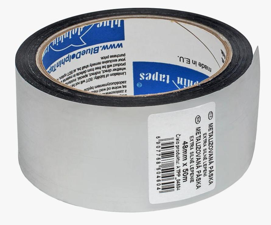Лента металлизированная Blue Dolphin 48 мм x 50 м