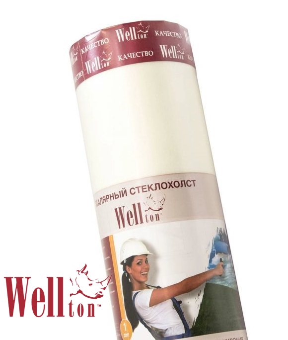 Стеклохолст Wellton 45 г/м², 50 м²